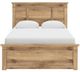 Signature Design by Ashley® Fenderport Tan Queen Panel Bed-4