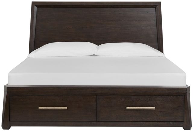 Magnussen Home® Tauren Brown King Panel Storage Bed-2