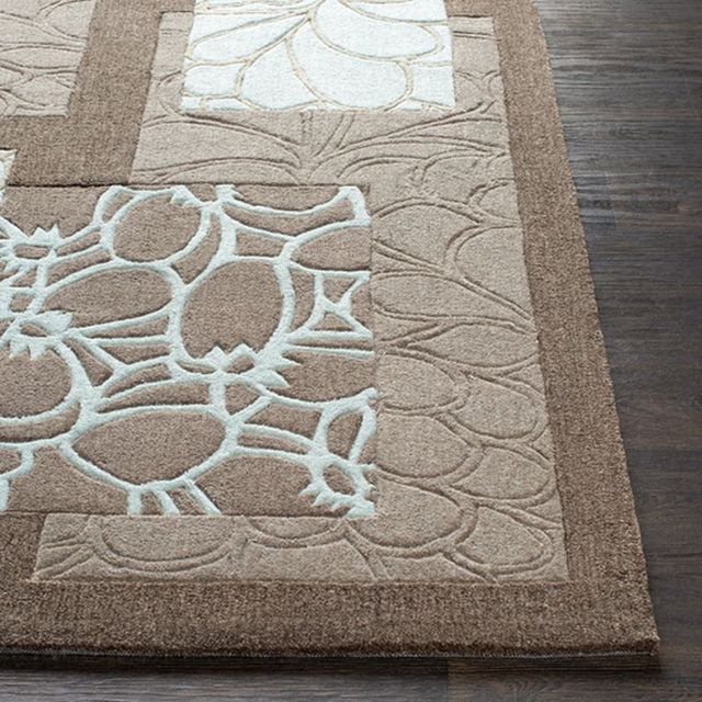 Surya Cosmopolitan Dark Brown 2'x3' Area Rug-3