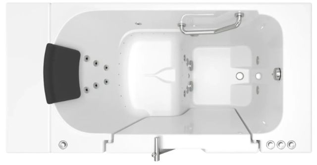American Standard Gelcoat White 30” x 52” Walk-in Tub with Combination Air Spa and Whirlpool Systems - Right-Hand Drain-1