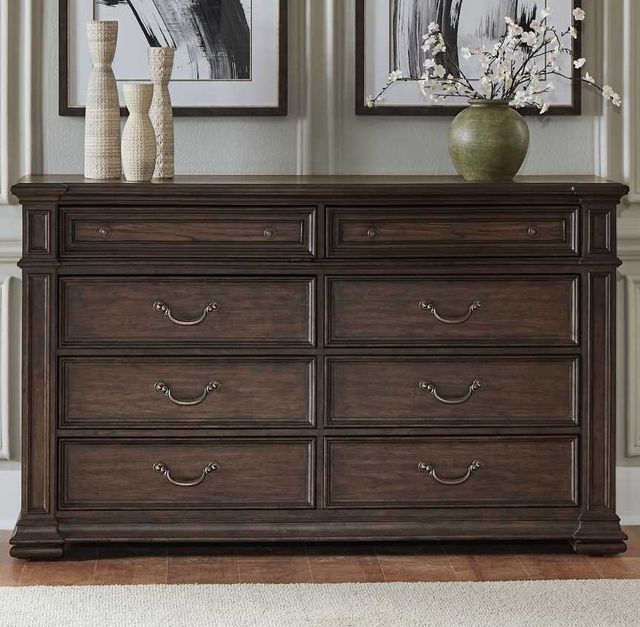Liberty Furniture Provence Park Chateau Brown Dresser-1
