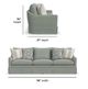 Flexsteel® Customizable Eleanora Large Three-Cushion Sofa-2