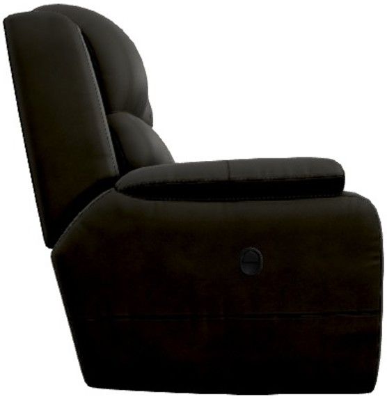 La-Z-Boy® Dorian Mineral Leather Manual Reclining Loveseat with Console-3