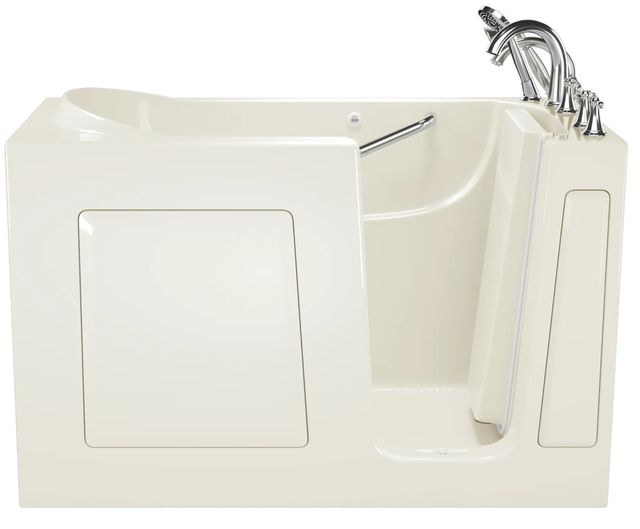 American Standard Gelcoat Value Series Linen 30" x 60" Soaking Walk-In Bathtub - Right-Hand Door and Drain-0