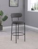 Coaster® Viola 2-Piece Black/Gray Bar Stool Set-1