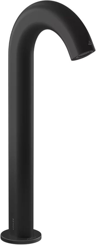 KOHLER® Oblo™ Matte Black Touchless Faucet with Kinesis® Sensor Technology, AC-Powered-0