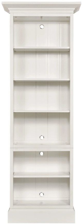 Hammary® Structures White Single Bookcase Cabinet-1