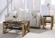 Null Furniture 1321 Cocoa Cocktail Table with Brass base-1