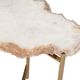 Bassett Mirror Cora Gold/White Accent Table-2