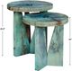 Uttermost® Nadette 2-Piece Blue-Green Nesting Tables Set-3