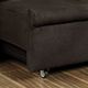 Furniture of America® Mavis Dark Brown Futon Sofa-4