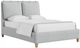 Vaughan-Bassett NordHaven Blue Mist/Clear Maple Queen Upholstered Panel Bed-0