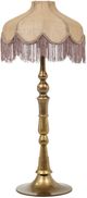TOV Furniture Buchanan Brass Jute Fringed Scalloped Table Lamp-0