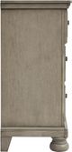Signature Design by Ashley® Lettner Light Gray Dresser and Mirror-2