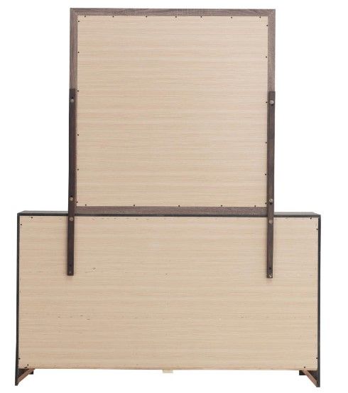 Coaster® Brantford Barrel Oak Dresser and Mirror-2