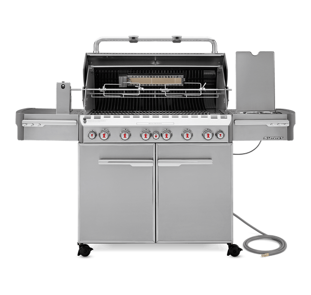 Weber® S-670™ 6-Burner Stainless Steel Freestanding Liquid Propane Gas Grill-3