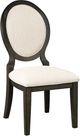 Coaster® Twyla 2-Piece Cream/Dark Cocoa Upholstered Dining Chairs-0