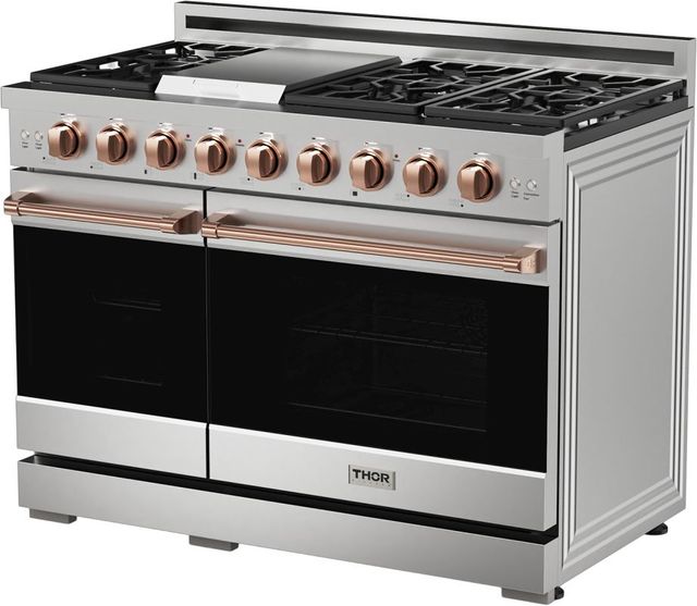 Thor Kitchen® Gordon Ramsay Series 48" Stainless Steel Pro Style Gas Range-2