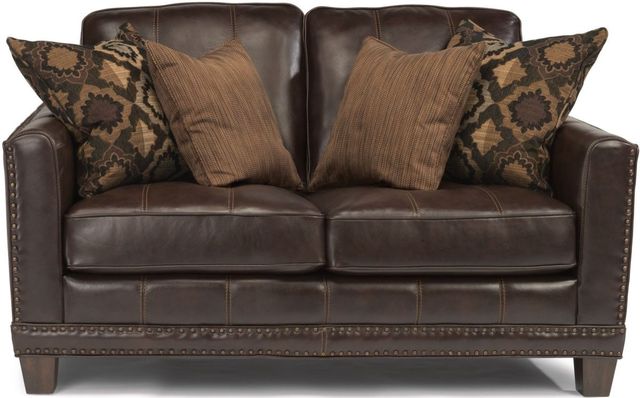 Flexsteel® Port Royal Brown Loveseat-0