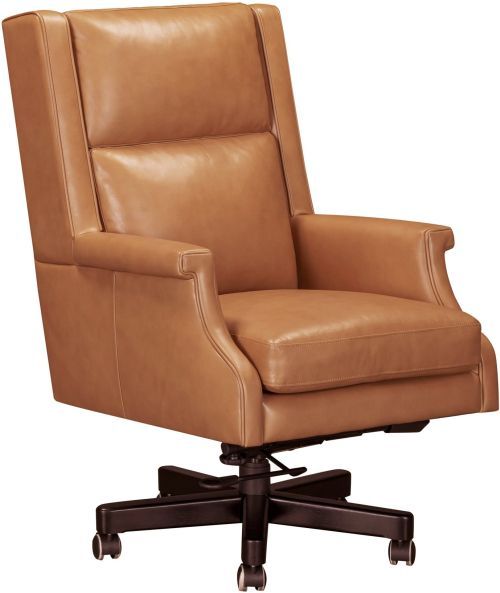 Parker House® Recy Renaissance Cayanne Leather Desk Chair-0