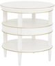 Fairfield® Camille Linen Round End Table-4