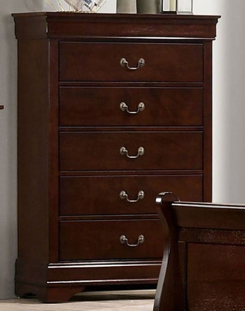 Furniture of America® Louis Philippe Dark Cherry Chest-0