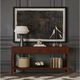 Butler Specialty Company Lark Walnut 3-Drawer Console Table-1
