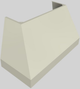 Vent-A-Hood® Designer Series 54" Biscuit Wall Mounted Range Hood-1