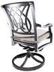 CabanaCoast® Customizable Bloom Aluminum Outdoor Swivel Rocker-1