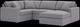 Signature Design by Ashley® Modmax 4-Piece Granite Right-Arm Facing Sectional-0