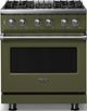 Viking® 5 Series 30" Martini Pro Style Dual Fuel (LP) Range with Polished Chrome Trim-0
