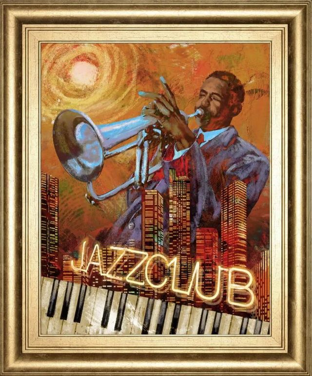 Classy Art Jazz Club by Conrad Knutsen Wall Art-0