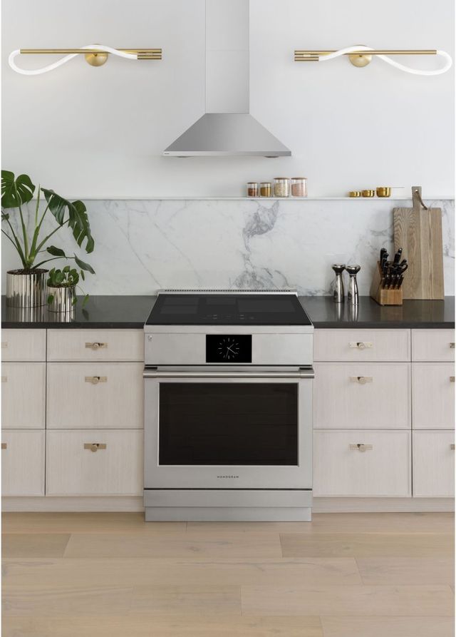 Monogram® 30" Stainless Steel Wall Mounted Range Hood with Air Quality Sensors-1
