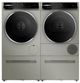 Bosch® 800 Series 4.0 Cu. Ft Pearl Steel Front Load Ventless Electric Dryer-2