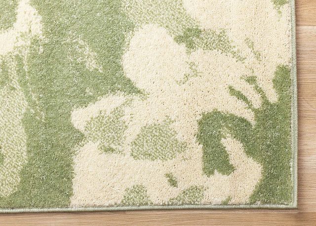 Kalora Interiors Eclipse Cream/Green 5'x8' Area Rug-4