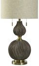 StyleCraft Beige/Chestnut Table Lamp-2