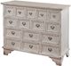 StyleCraft Shabby Antique White Chic Apothecary Cabinet-0