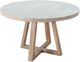 Sunny Designs™ Rowan Light Gray Dining Table with Wheat Base-0