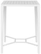 Uttermost® Montellano White Aluminum Indoor-Outdoor Bar Table-3