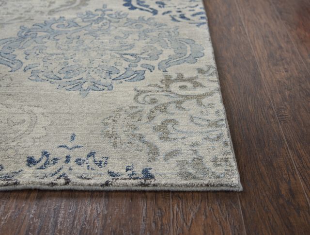 Rizzy Home Gossamer Light Gray 2'6" x 8' Runner Rug-1