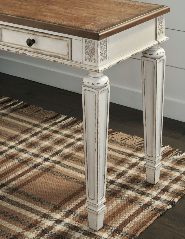 Signature Design by Ashley® Realyn Brown/White Office Desk-4