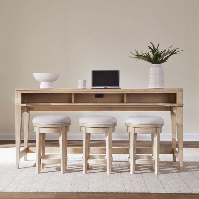 Liberty Furniture Brentwood 4-Piece Sandstone Console Table Set-1