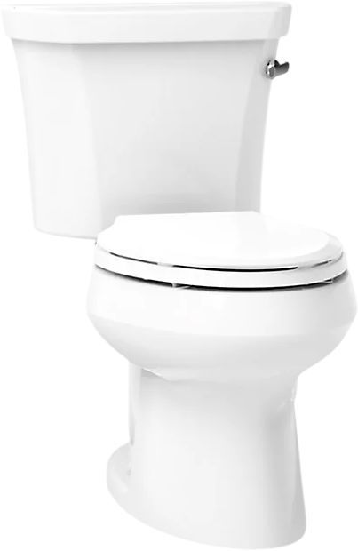 KOHLER® Wellworth® White 2-Piece 29" Elongated Right-Hand TripToilet, 1.28 Gpf-0