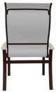Telescope Casual Belle Isle Abalone/Kona Aluminum/Fabric Outdoor Sling Supreme Arm Chair with Laguna Rustic Polymer Arm Accent-3