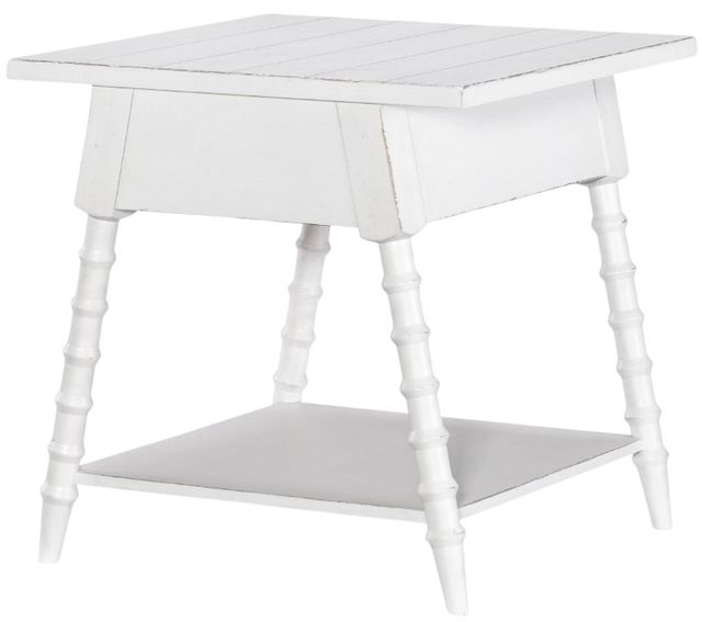 Legacy Classic Vintage Market Picket Fence 1-Drawer End Table-1