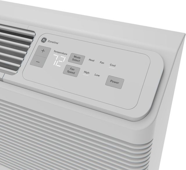 GE Zoneline® 12,000 BTU Grey White Heat Pump-5