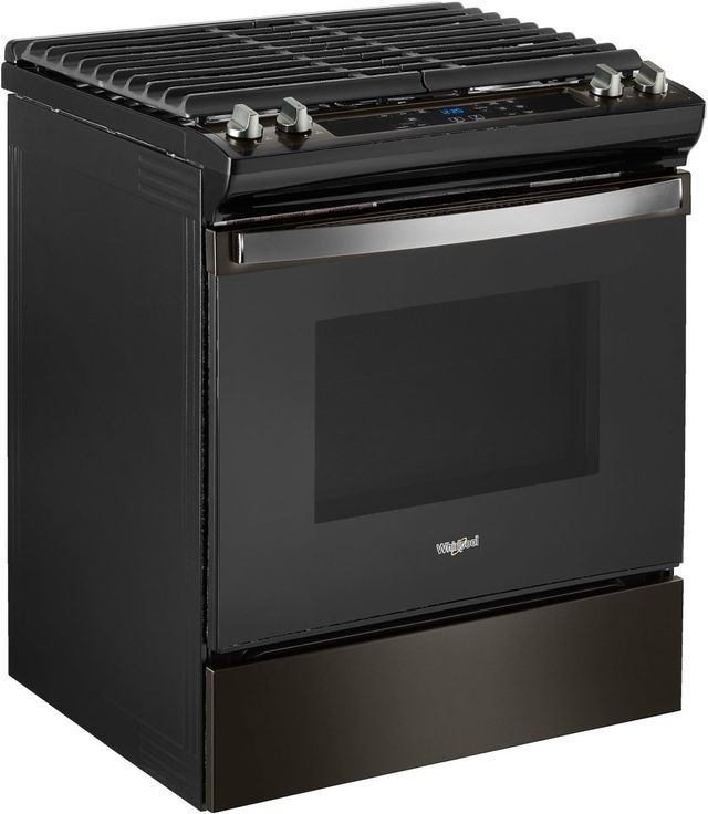 Whirlpool® 30" Black Stainless Slide-In Gas Range with Frozen Bake™ Technology-2