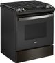 Whirlpool® 30" Black Stainless Slide-In Gas Range with Frozen Bake™ Technology-2
