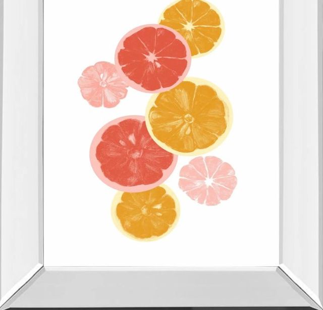 Classy Art Festive Fruit II by Emma Caroline Mirror Framed Wall Art-1