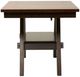 Liberty Furniture Lawson Espresso Gathering Table with Black Base-1
